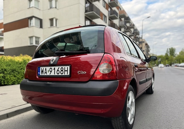 Renault Clio cena 8999 przebieg: 171000, rok produkcji 2003 z Warszawa małe 352